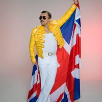 Ian Adams as Freddie Mercury, Tribute Artist at Tarleton Bowling And Social Club