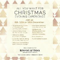All You Want For Christmas Evening Experience at Revolution Deansgate Locks