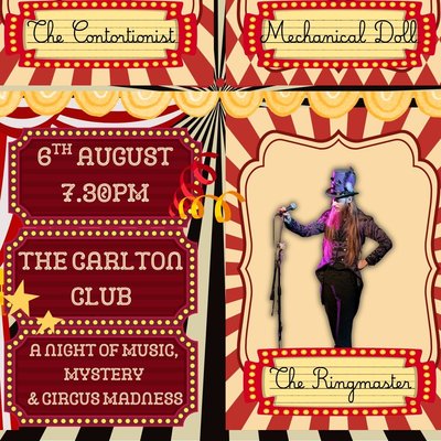 The Clockwork Circus at The Carlton Club