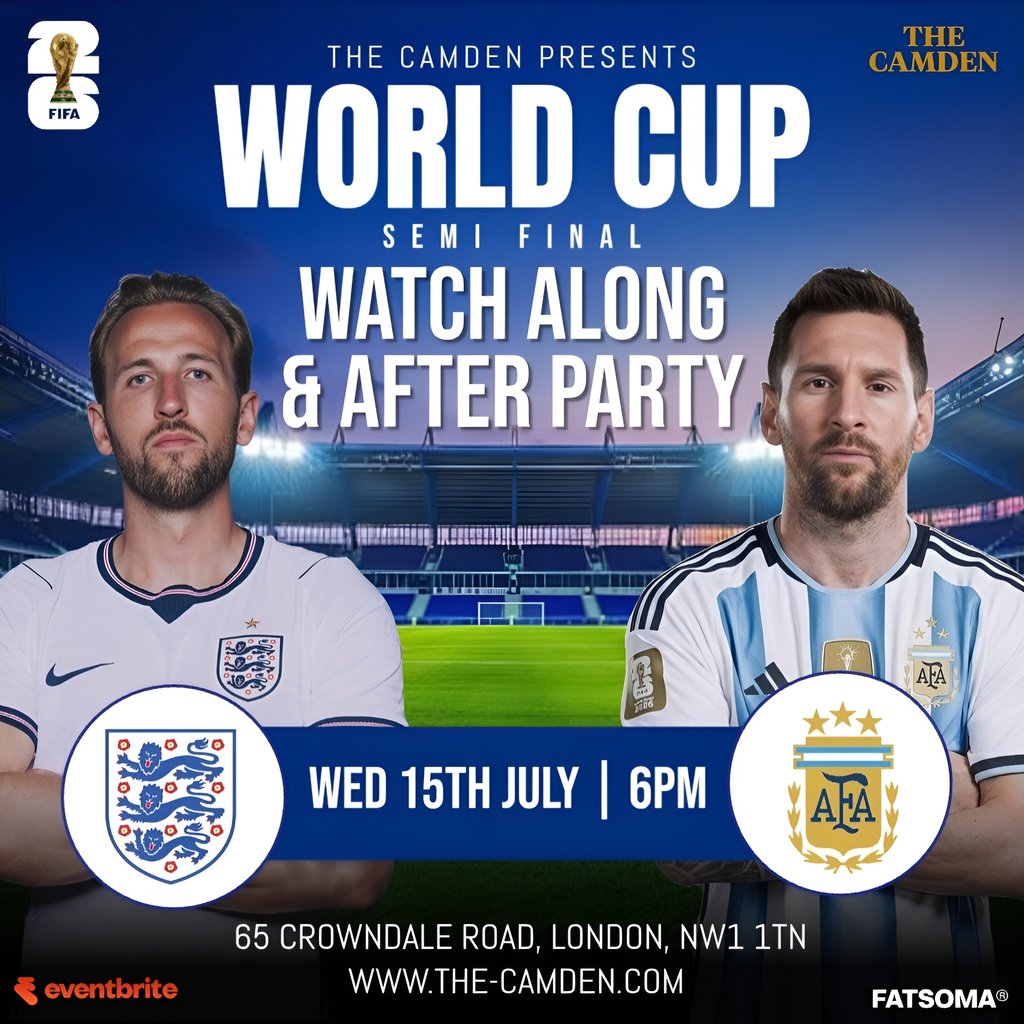 England vs Argentina | World Cup Semi Final Watch Along & Party