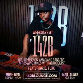 Weekdays @ 142B!