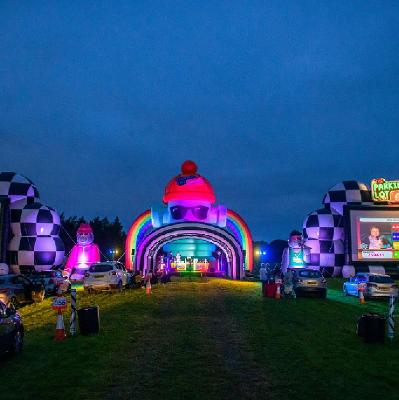 A drive-in pantomime, Christmas cinema and car-aoke experience