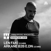 Mechano Presents Len Faki + Arkane B2B E.dn at Joshua Brooks