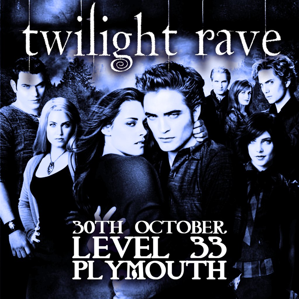 Twilight Rave - Level 33 — gig artwork