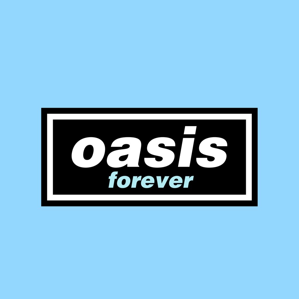 Oasis forever unplugged — gig artwork