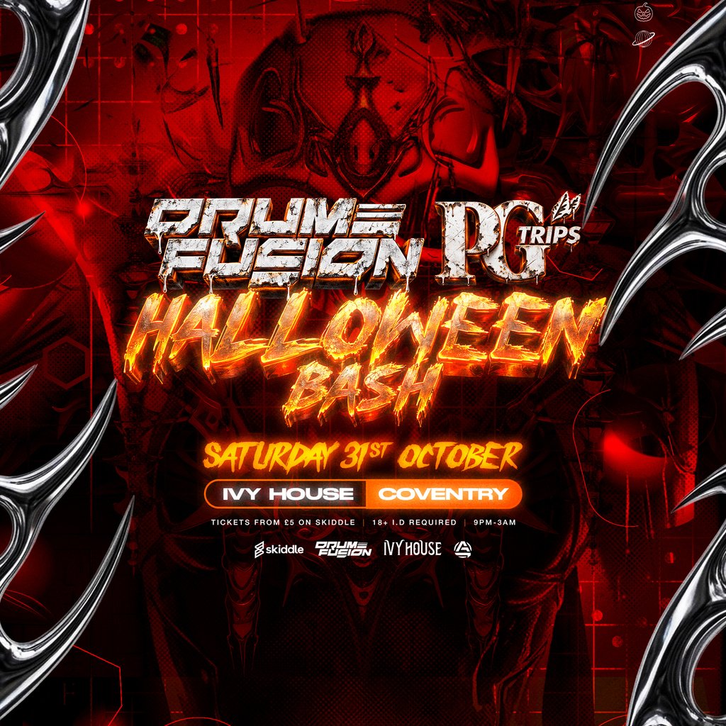 Drum Fusion X PG Trips Halloween Bash – Jungle/DnB/Acid House