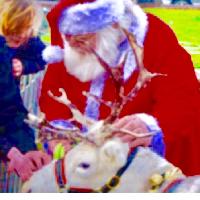 Christmas with Santa and his Reindeers at Tan Hill Inn