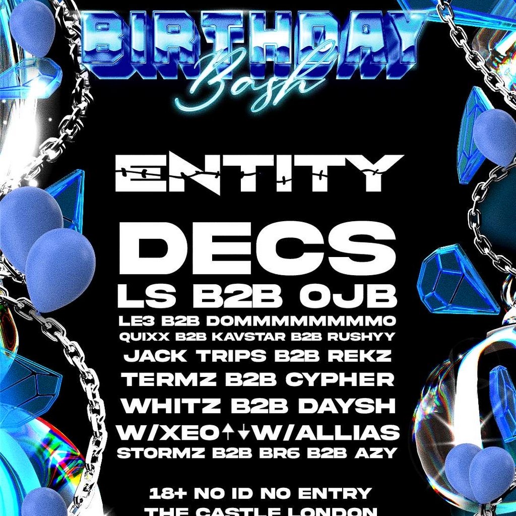DECS 20th Birthday Bash // DNB AND BASSLINE