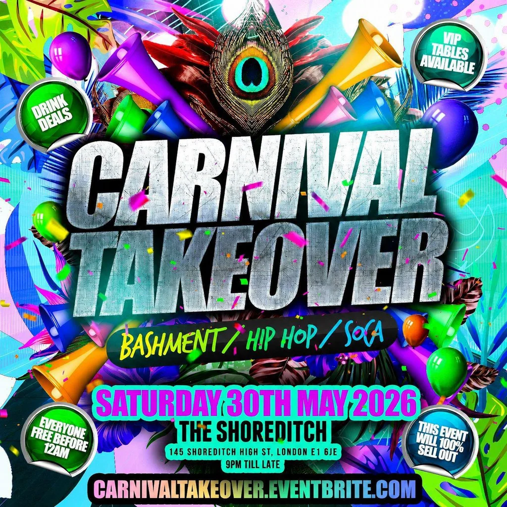 Carnival Takeover - Bashment Hip Hop Soca - Everyone Free Before