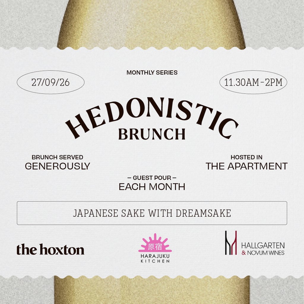 September Hedonistic Wine Brunch at The Hoxton Edinburgh, Edinburgh