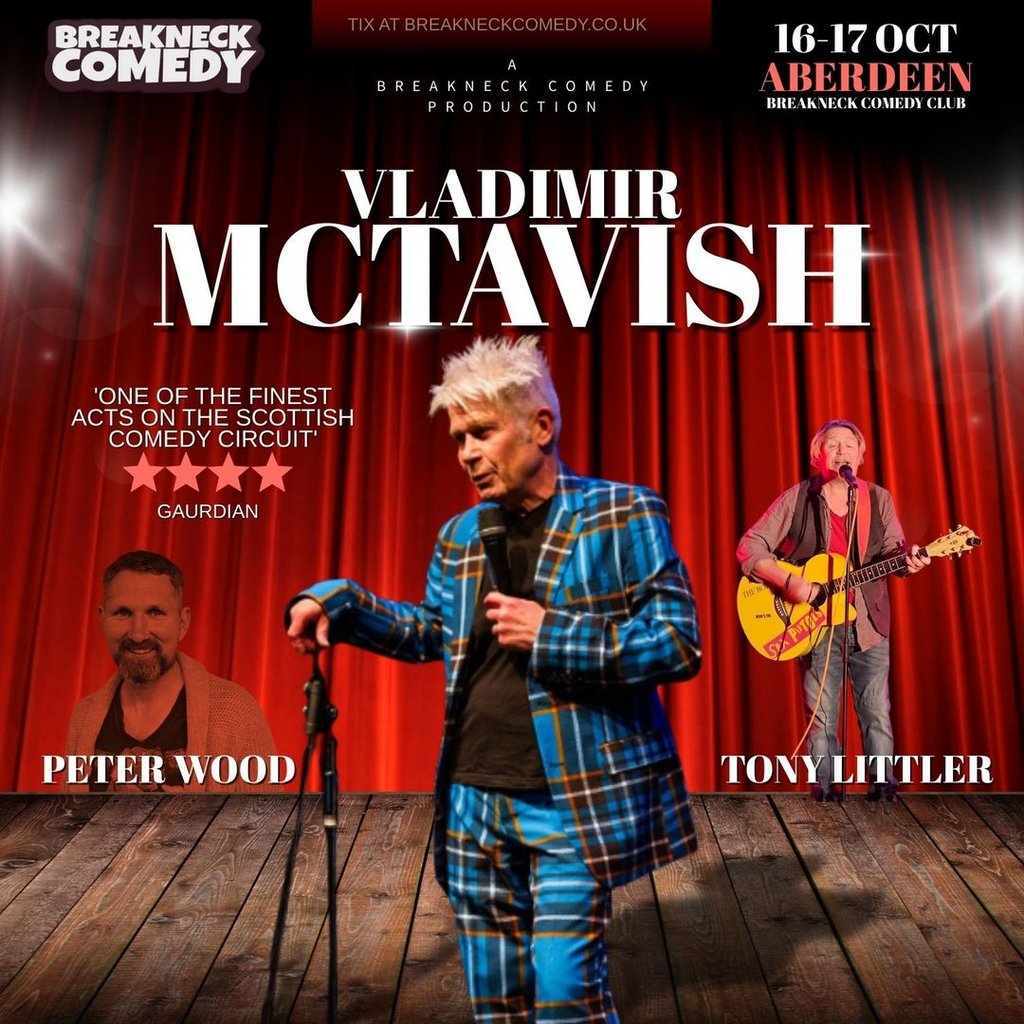 Vladimir McTavish at Breakneck Comedy, Aberdeen