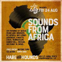 Shadow City Presents Sounds From Africa - Free Entry