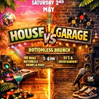 Garage vs House Selecta Bottomless Brunch at The Tranquil Turtle
