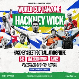 Hackney Wick Fanzone: England vs Ghana