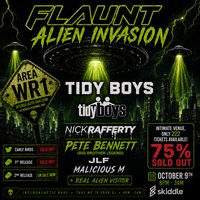 FLAUNT - Alien Invasion With The TIDY BOYS (75% sold out) at Atique Room At The Velvet Lounge