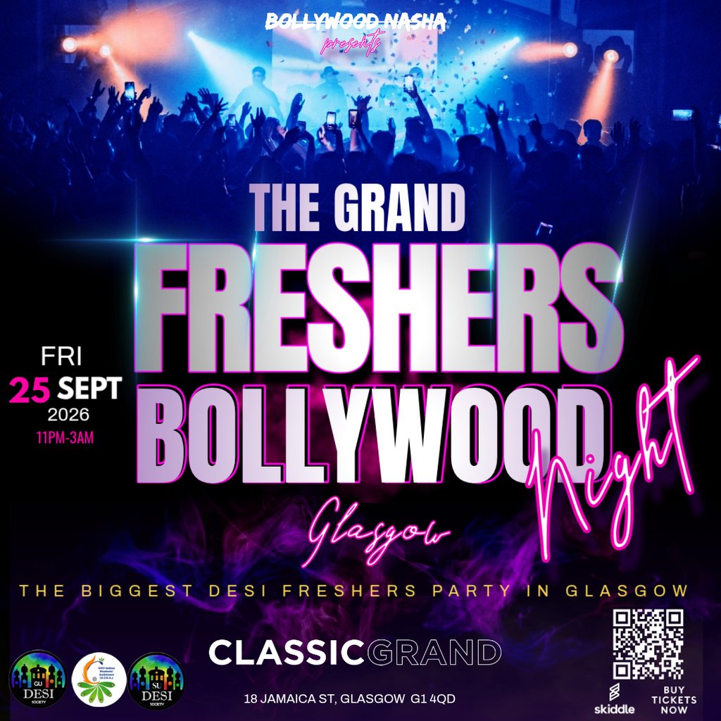 BollyNasha Freshers Bollywood Night 2026: Glasgow