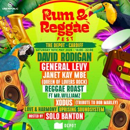 Rum & Reggae 2026 | Depot, Cardiff | LAST 200 TICKETS!!!