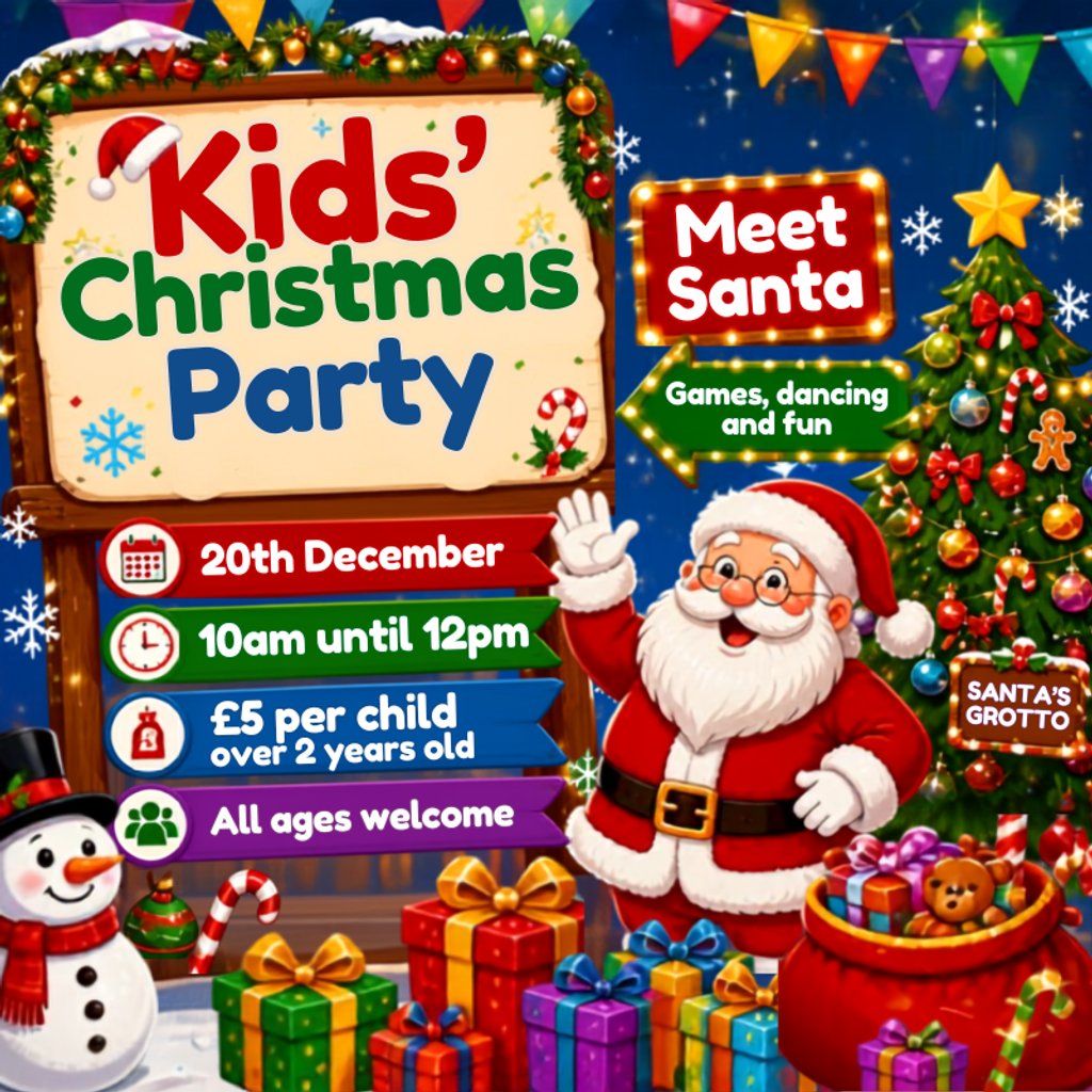 Kids Christmas Party at The Tarbet, Edinburgh