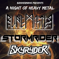 Runemaster with support from Stormrider and Skyryder at Bannermans Edinburgh