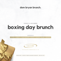 dom bryan brunch - Boxing Day at Lucarelli Restaurant (The Mailbox)