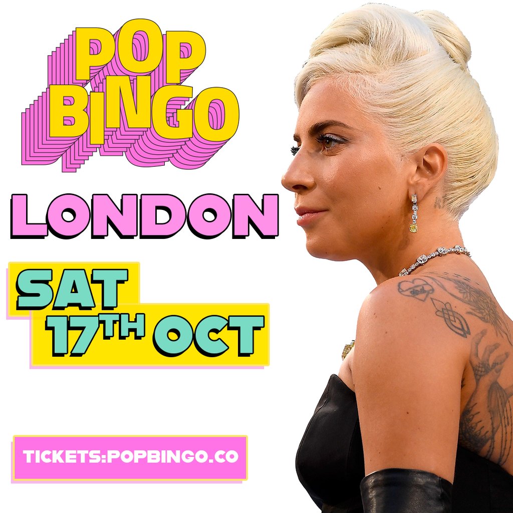 POP Bingo Sat 17th October London at Duo Clapham, London