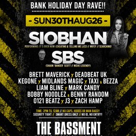 The Ultimate Bassline Day Rave BANK HOLIDAY SUNDAY