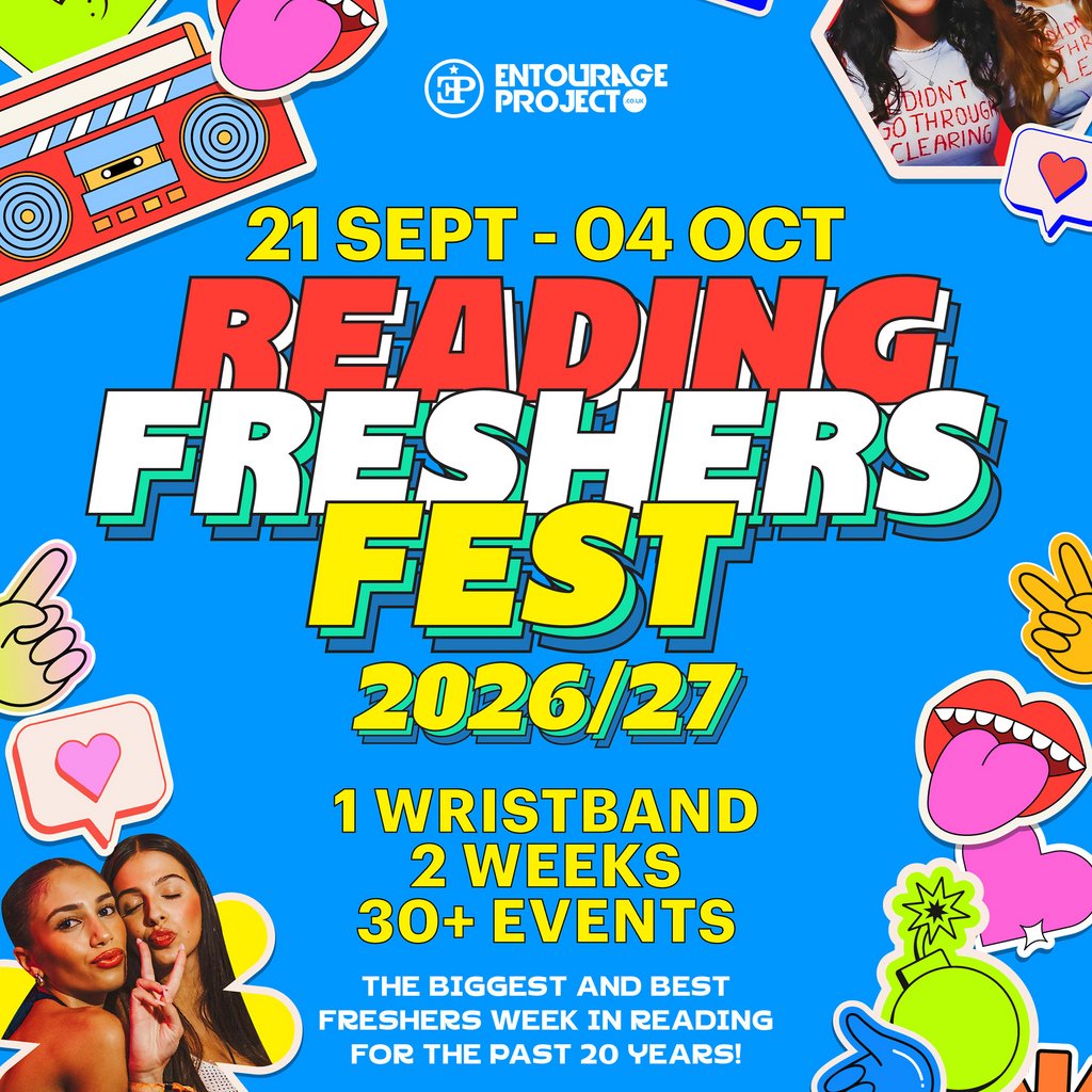 Reading Freshers Fest 26/27 - ON SALE NOW at Reading Town Centre And Student Union, Reading