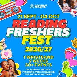 Reading Freshers Fest 26/27 - SIGN UP NOW