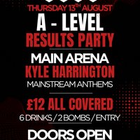 A Level Results Night @ Cube at Cube Nightclub Wigan