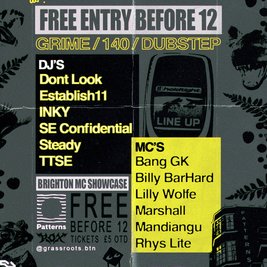 Grassroots - FREE First Fridays - Grime, 140, Dubstep - 03/07/26