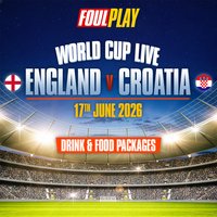 England Vs Croatia World Cup 17th June London at Duo Clapham