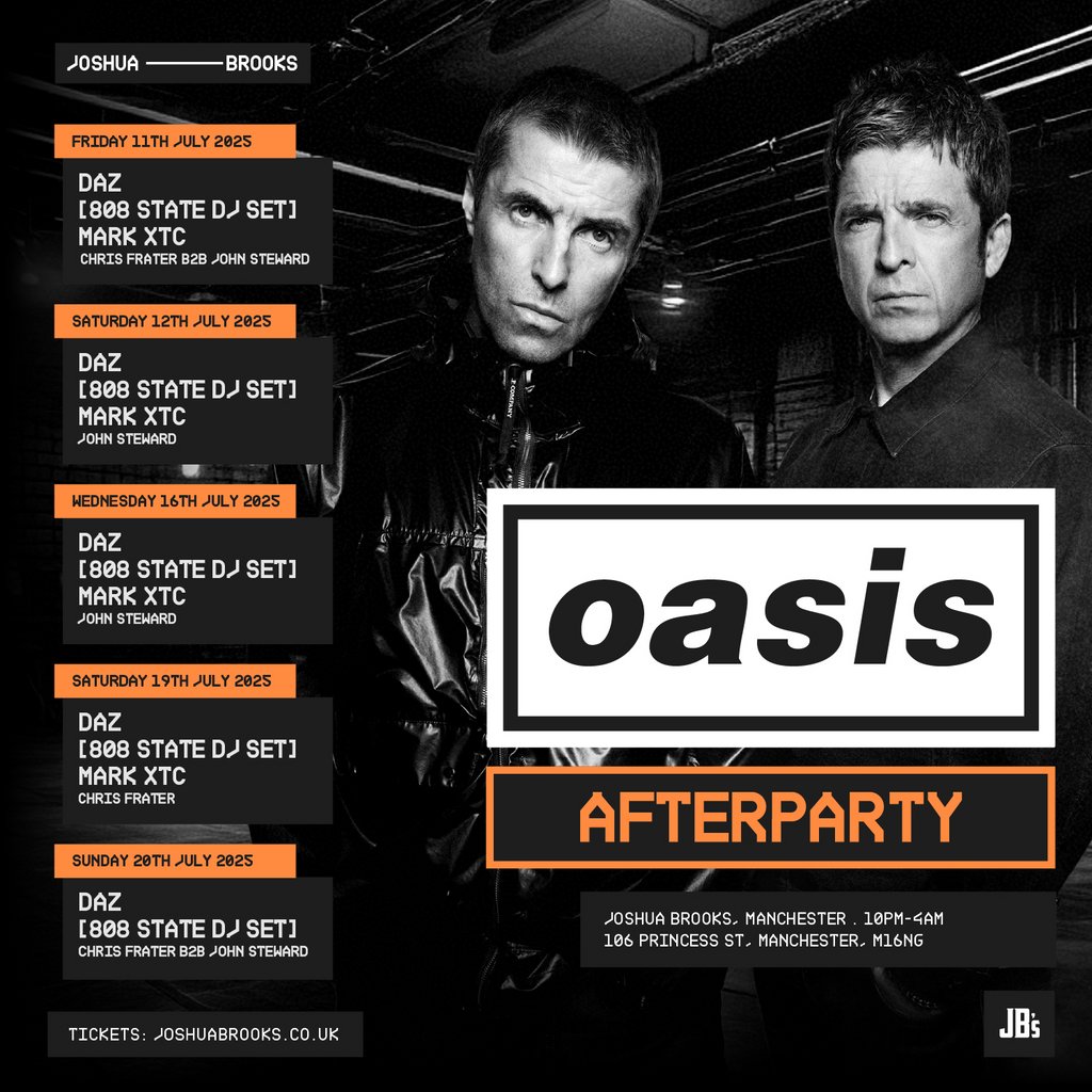 Oasis Heaton Park: The Afterparty | Event in Manchester | AllEvents