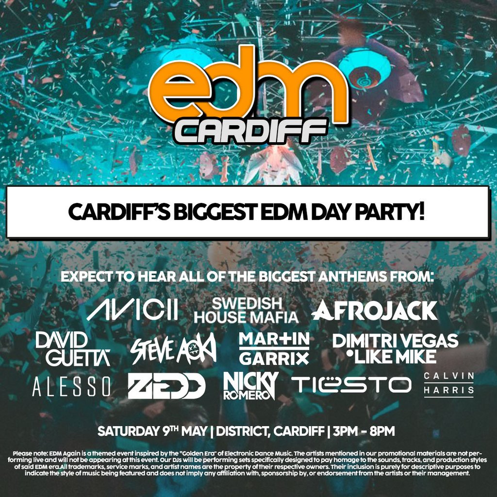 2010's EDM: The Day Party! - Cardiff