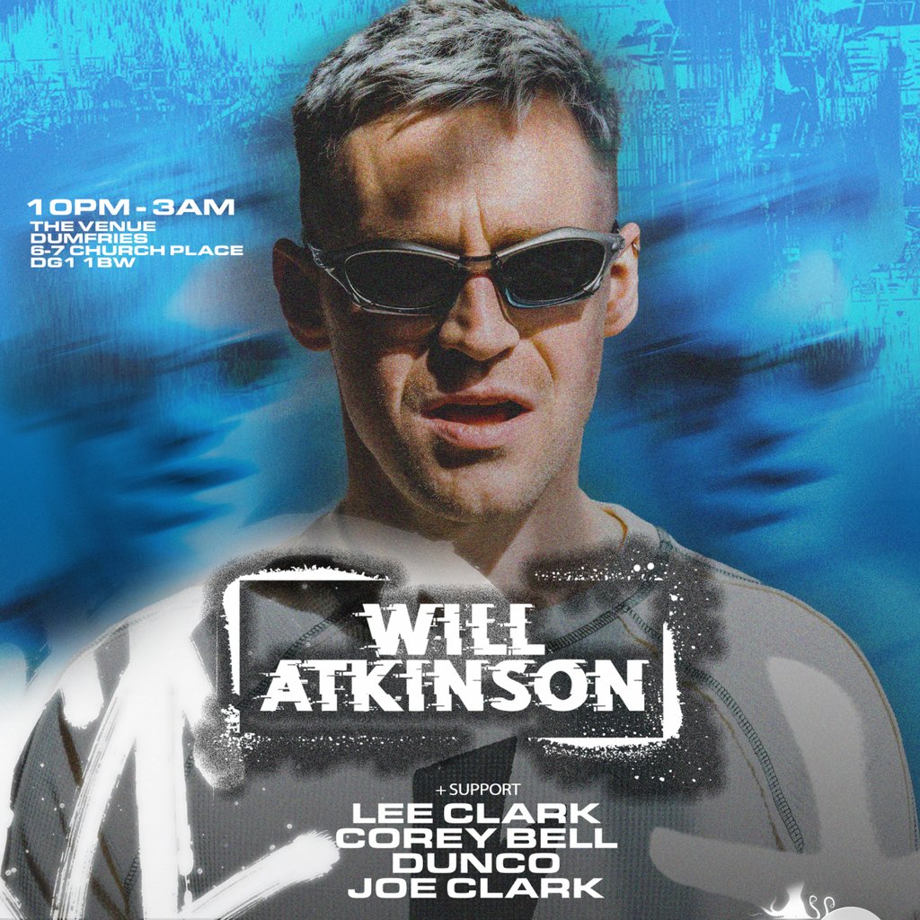 Eventos Zodiac presents Will Atkinson @ The Venue, Dumfries Image