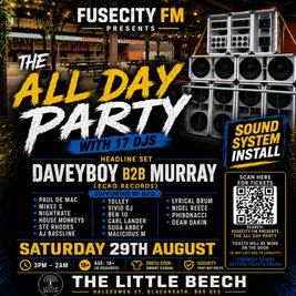 FUSECITY FM Presents The All Day Party