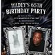 Wadey 65th birthday bash Event Title Pic