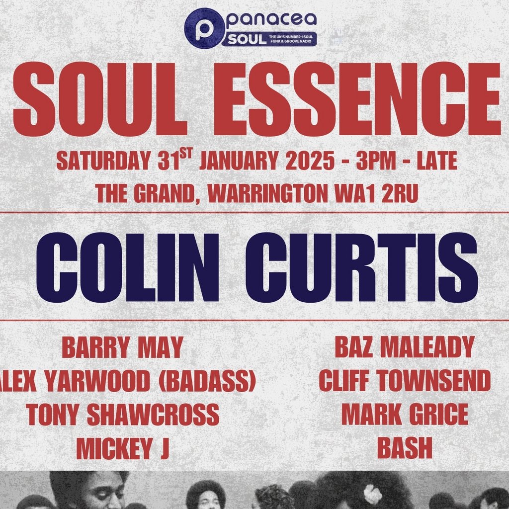 Panacea Soul presents Colin Curtis