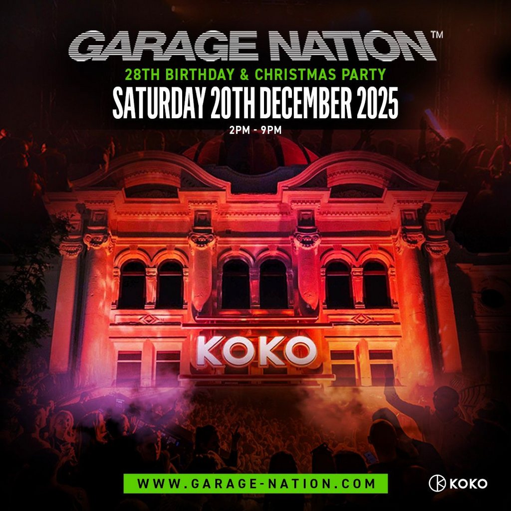 Garage Nation 28th Birthday KOKO London