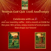 Woolton Golf Club 125th Anniversary - Lets make history together at Woolton Golf Club