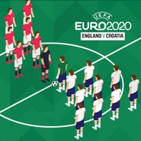 Euros 2020 Live Screening - England v Croatia at Hotel Football Old Trafford
