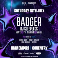 Dazed: BADGER, DJ SLEEPLESS, BOGGED OUT +++