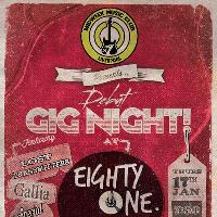 Debut Gig Night at 81 Renshaw