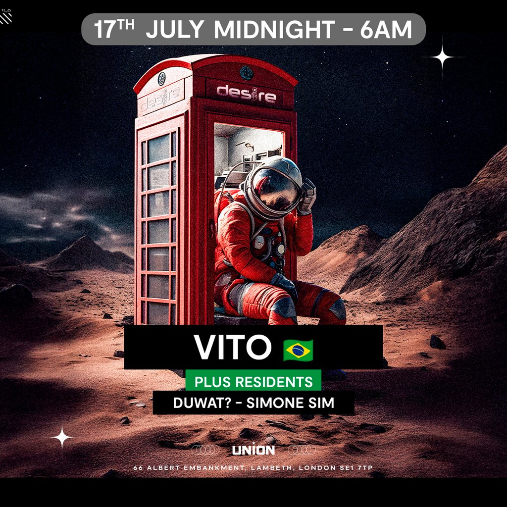 DESIRE - Weekly Thursday After Party - VITO