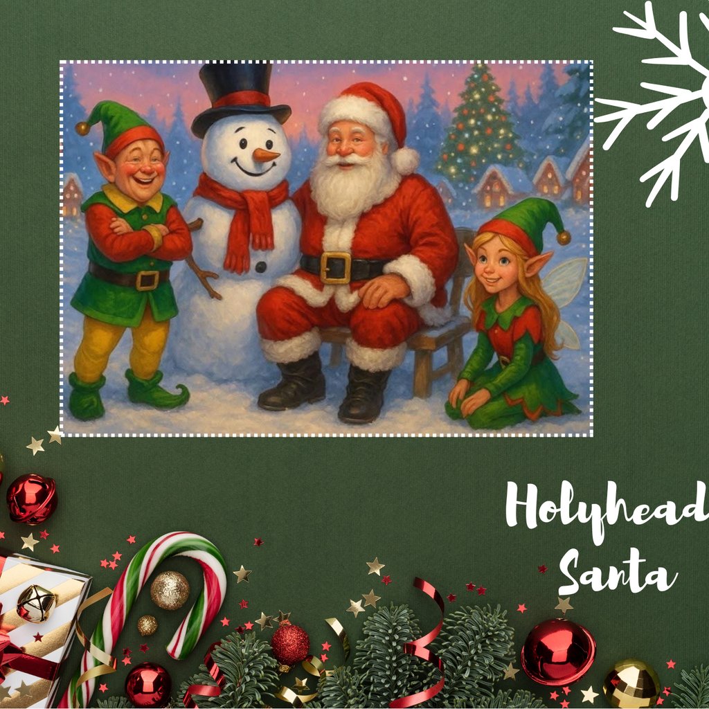 Santa's Grotto - Holyhead Light Switch On