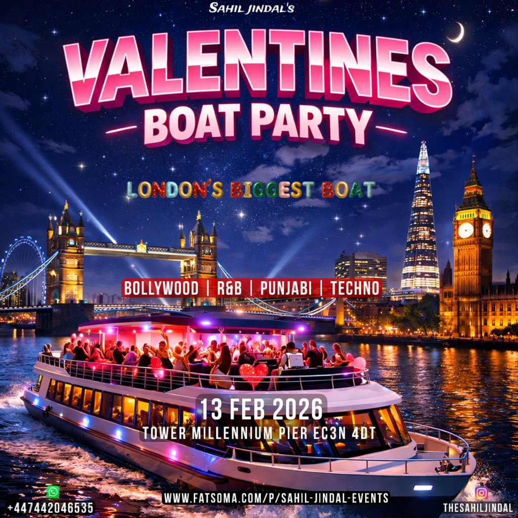 Bollywood Valentines Boat Party