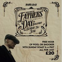 Peaky Blinders Themed Fathers Day Event at Ballpoint Sports bar at BallPoint Sports Bar