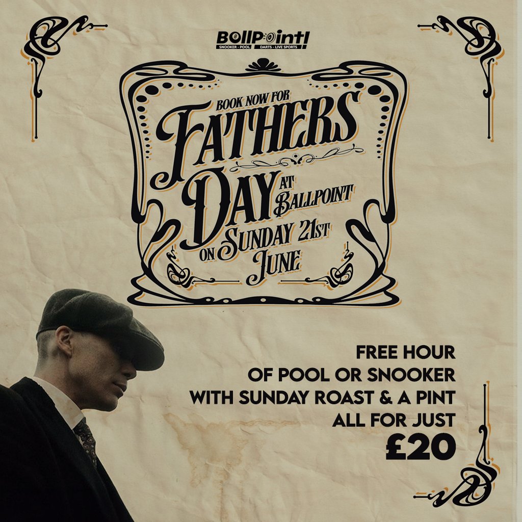 Peaky Blinders Themed Fathers Day Event at Ballpoint Sports bar