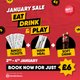 Eat, Drink & Play - Enfield - January Event Title Pic
