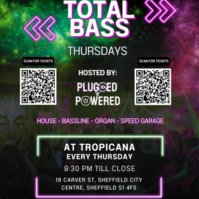 Total Bass Thursdays at Tropicana!