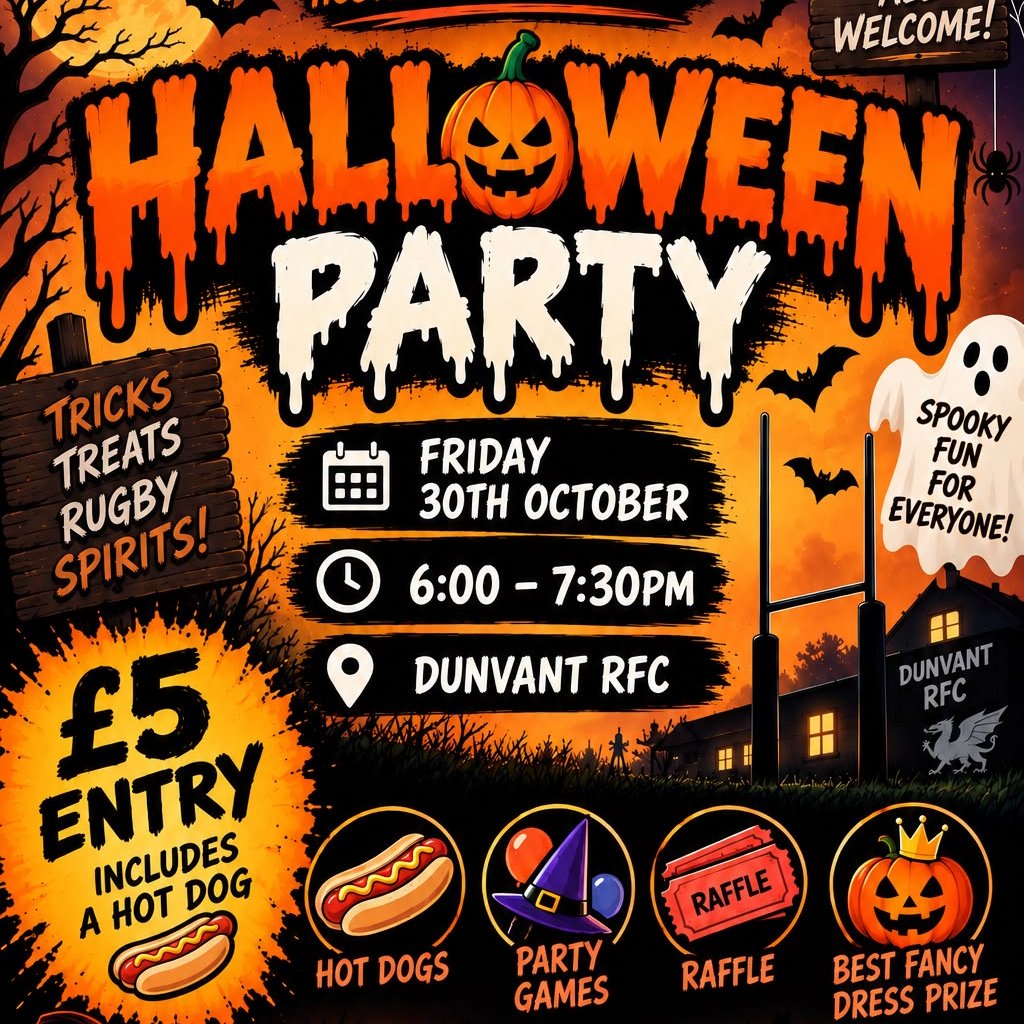 Dunvant RFC Halloween Party at Broadacre, Swansea